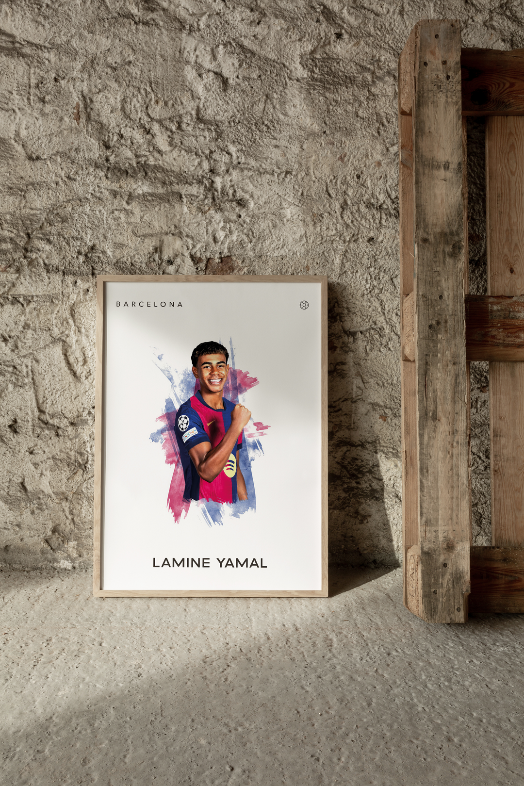 Lamine Yamal Fotboll Poster